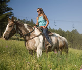 Enjoy a variety of activities, including horseback riding
