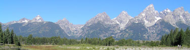 The incredible Teton Mountain Range
