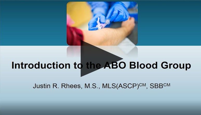 Introduction to the ABO Blood Group
