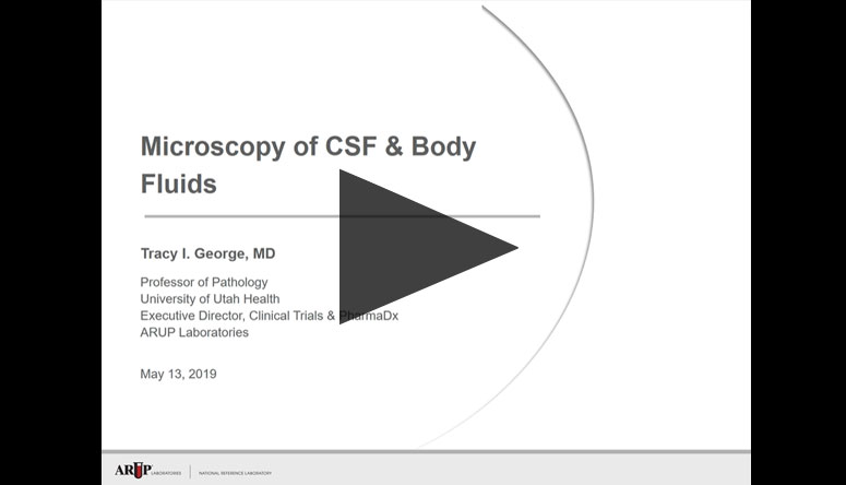 Microscopy of CSF and Body Fluids
