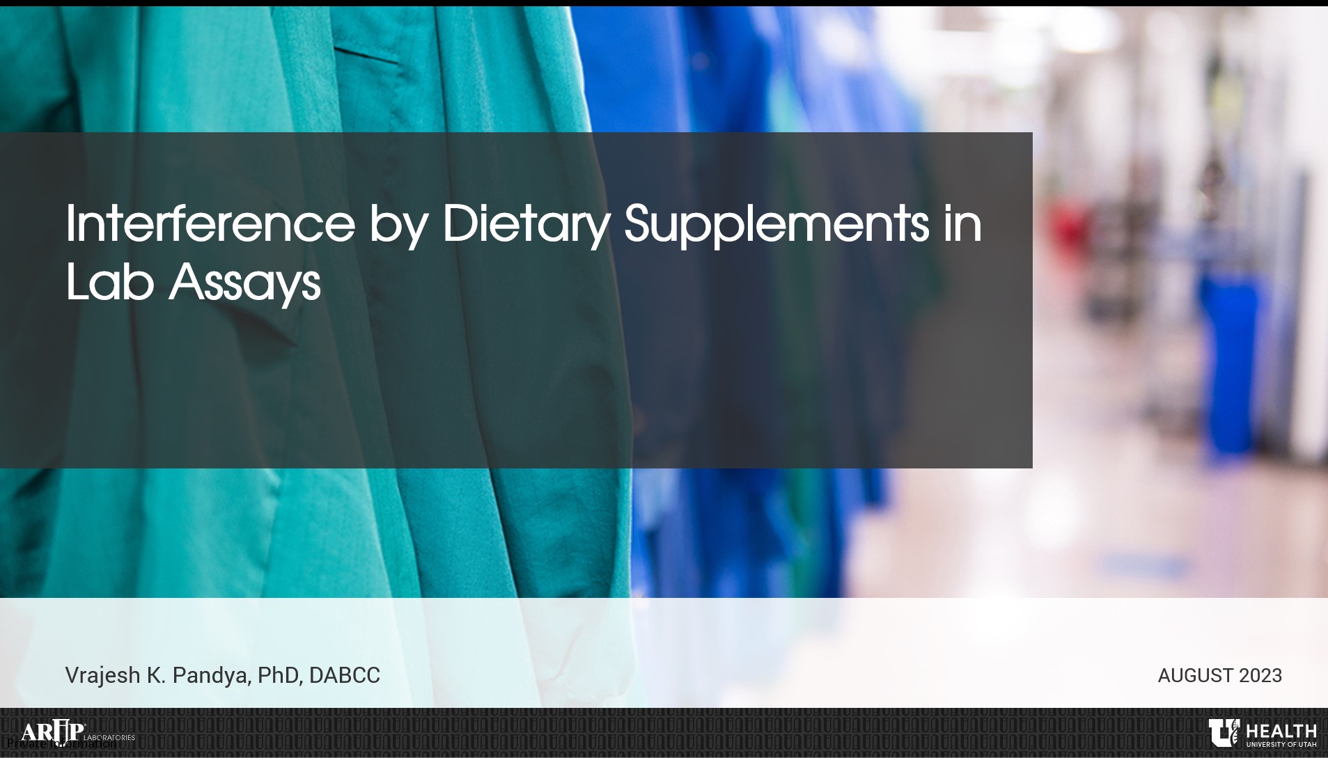 Interference by Dietary Supplements in Lab Assays