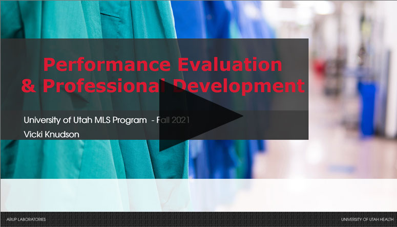 Performance and Professional Development